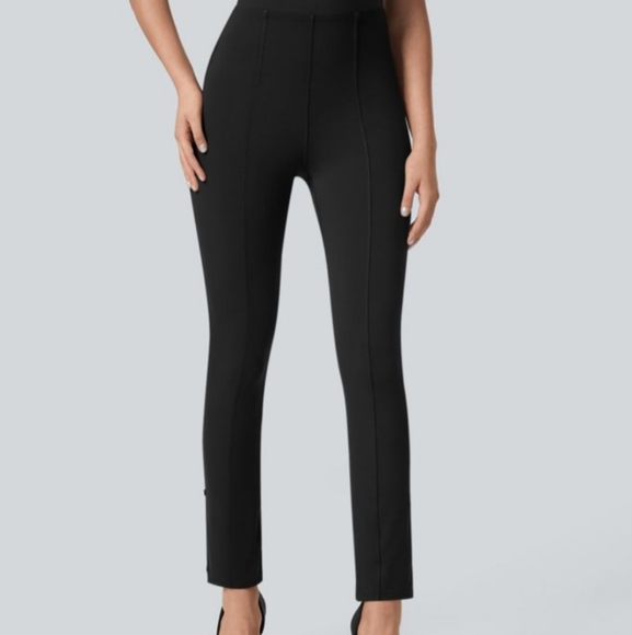 Halara Flex High Waisted Tummy Control Adjustable Hem Work 7/8 Pant Size Md - Picture 2 of 10